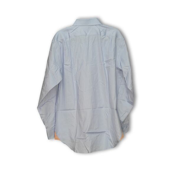 Lorenzo Uomo Blue Button Down Dress Shirt 17-34/35 - Picture 2 of 2